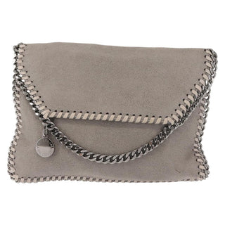 Stella McCartney Falabella Fold Over Flap Crossbody Bag Shaggy Deer