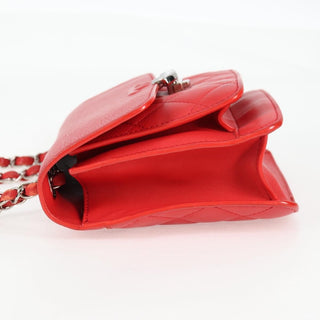 Chanel CC Box Flap Bag Quilted Caviar