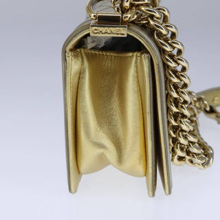 Chanel Boy Flap Bag Quilted Patent