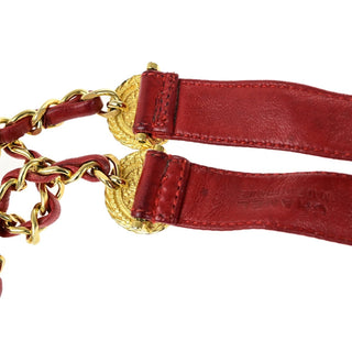 Chanel CC Ribbon Medallion Belt Metal with Crystals, Faux Pearls and Beads