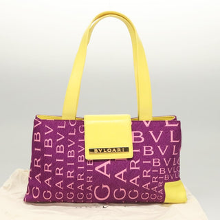 Bvlgari B.Zero1 Logomania Bag Canvas with Leather