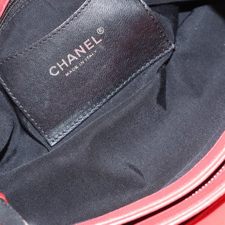 Chanel Just Mademoiselle Bag Woven Stitch Patent