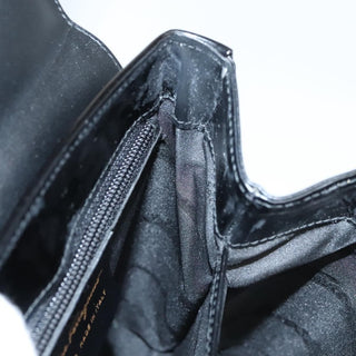 Salvatore Ferragamo Gancini Convertible Top Handle Bag Patent Leather