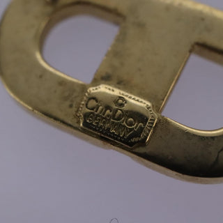 Christian Dior CD Pendant Necklace Gold-plated