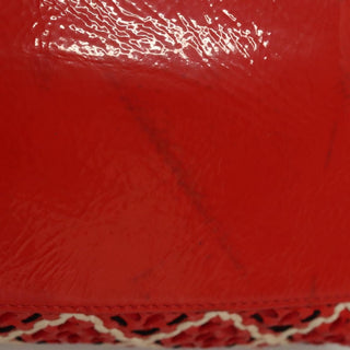 Chanel Just Mademoiselle Bag Woven Stitch Patent