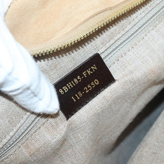 Fendi Pequin Roll Tote Canvas and Leather