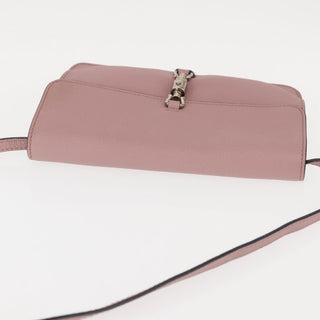 Gucci Jackie Soft Flap Shoulder Bag Leather