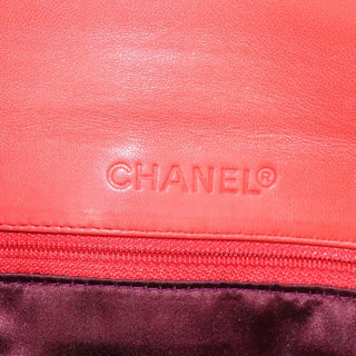 Chanel Vintage Chocolate Bar Double Side Flap Shoulder Bag Quilted Lambskin