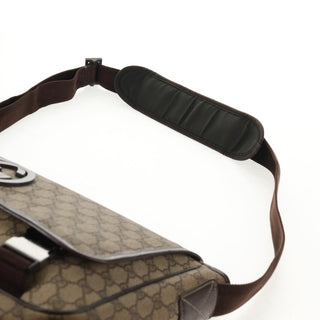 Gucci Interlocking G Messenger Bag GG Coated Canvas
