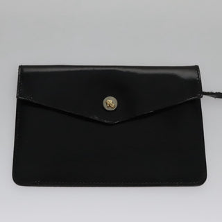 Salvatore Ferragamo Gancini Wristlet Clutch Leather