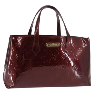 Louis Vuitton Wilshire Handbag Monogram Vernis