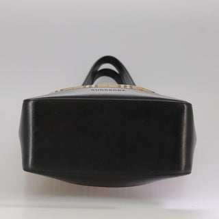 Burberry Nova Check Tote Leather