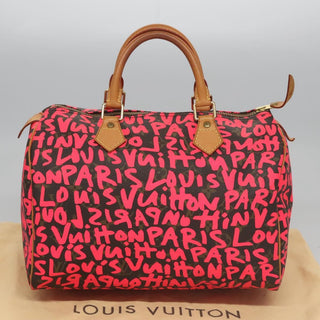Louis Vuitton Speedy Handbag Limited Edition Monogram Graffiti