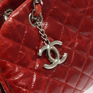 Chanel Just Mademoiselle Bag Quilted Patent