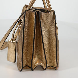 Miu Miu Madras Convertible Compartment Tote Leather