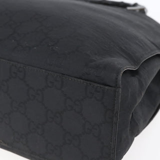 Gucci Vintage Bamboo Handle Tote GG Nylon