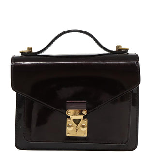 Louis Vuitton Monceau Handbag Vernis