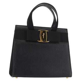 Salvatore Ferragamo Convertible Vara Bow Tote Leather