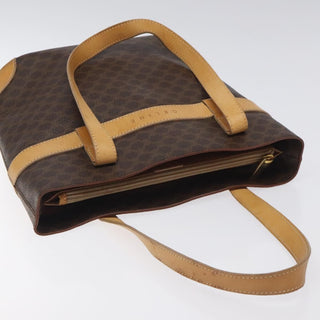 Celine Vintage Macadam Shoulder Bag Leather