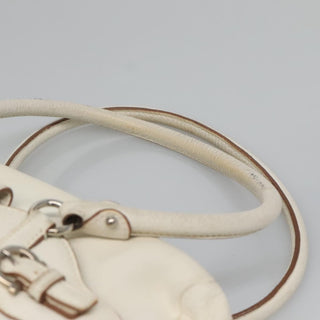 Salvatore Ferragamo Gancini Buckle Shoulder Bag Leather