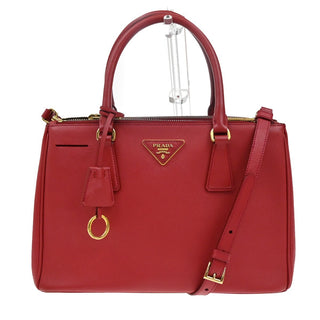 Prada Galleria Double Zip Tote Saffiano Leather