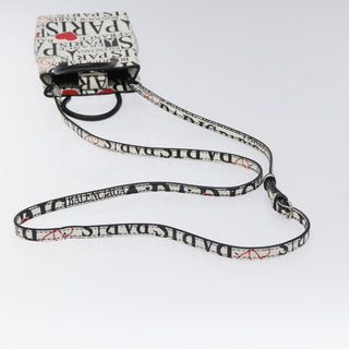 Balenciaga Shopping Phone Holder Printed Leather