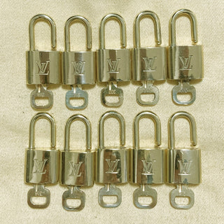 Louis Vuitton Cadenas Bag Charm Gold-plated
