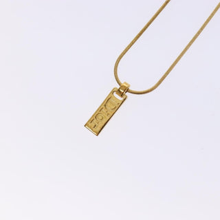 Christian Dior Dior Letters Necklace Metal
