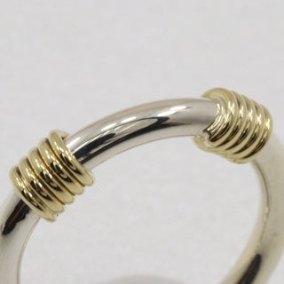 Tiffany & Co. Double Coil Ring Silver and gold