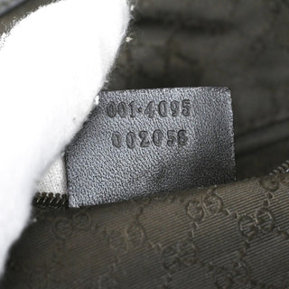 Gucci Sherry bamboo Shoulder Bag Canvas