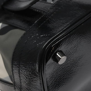 Burberry Lowry Convertible Tote Beat Check Nylon