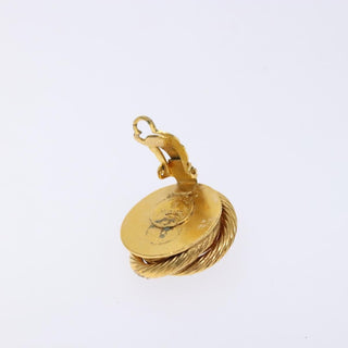 Chanel Vintage CC Clip-On Earrings Metal