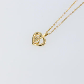 Christian Dior CD Heart Necklace Metal