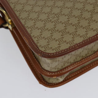 Celine Macadam Shoulder Bag PVC Leather