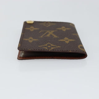 Louis Vuitton Porte Cartes Pression Card Case Monogram Canvas