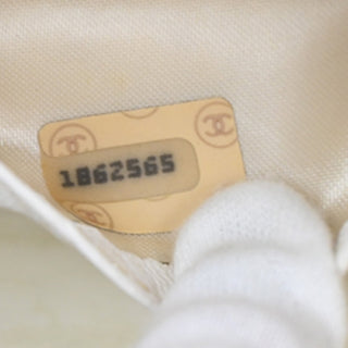 Chanel CC Logo Chain Handbag Canvas and Leather