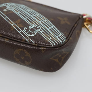 Louis Vuitton Pochette Accessoires Limited Edition Christmas Animation Monogram Canvas