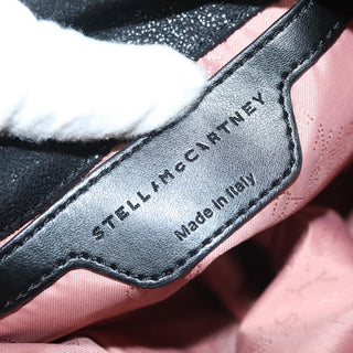 Stella McCartney Falabella Fold Over Crossbody Bag Studded Shaggy Deer