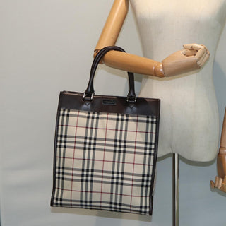 Burberry Nova Check Tote canvas check pattern