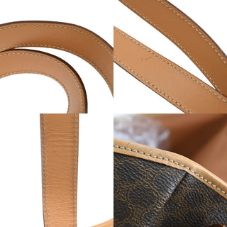 Celine Vintage Macadam Shoulder Bag Canvas