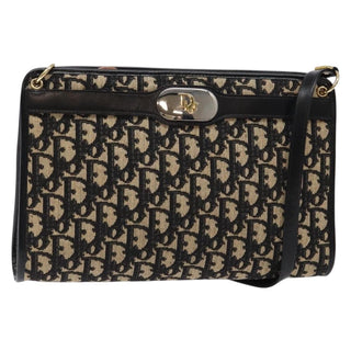 Christian Dior Vintage Trotter Shoulder Bag Canvas