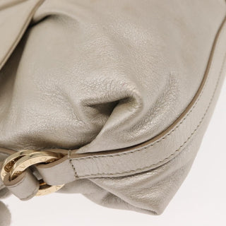 Bvlgari Chandra Flap Shoulder Bag Leather