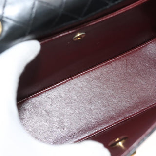 Chanel Vintage Trapezoid CC Flap Bag Leather