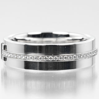 Tiffany & Co. T Two Ring 18K White Gold and Diamonds