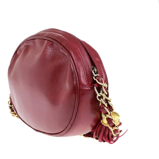 Chanel Vintage CC Oval Chain Bag Leather