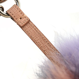 Fendi Pom Pom Bag Charm Fur