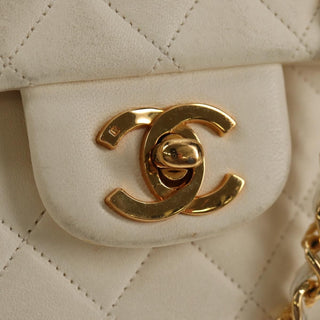 Chanel Vintage Classic Double Flap Bag Quilted Lambskin