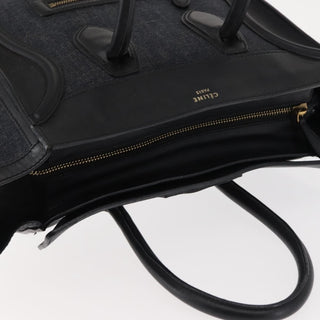 Celine Luggage Bag Denim and leather