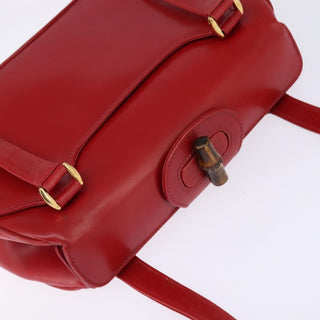Gucci Vintage Bamboo Shoulder Bag Leather