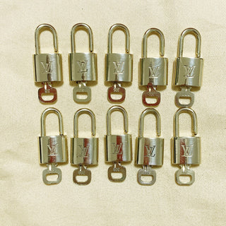 Louis Vuitton Cadenas Bag Charm Gold-plated